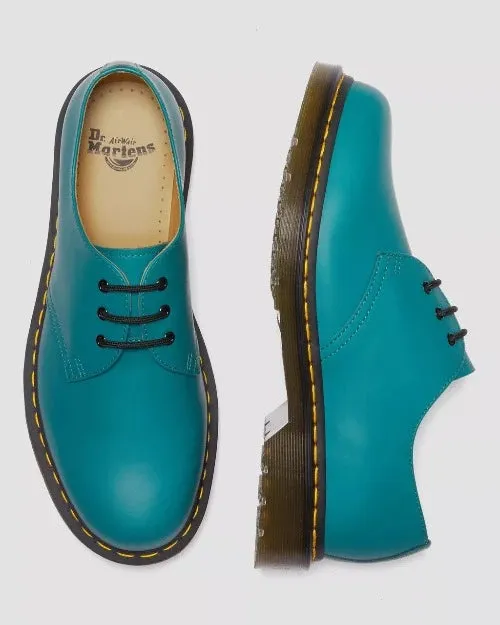 1461 Teal Green Smooth Oxford Shoes