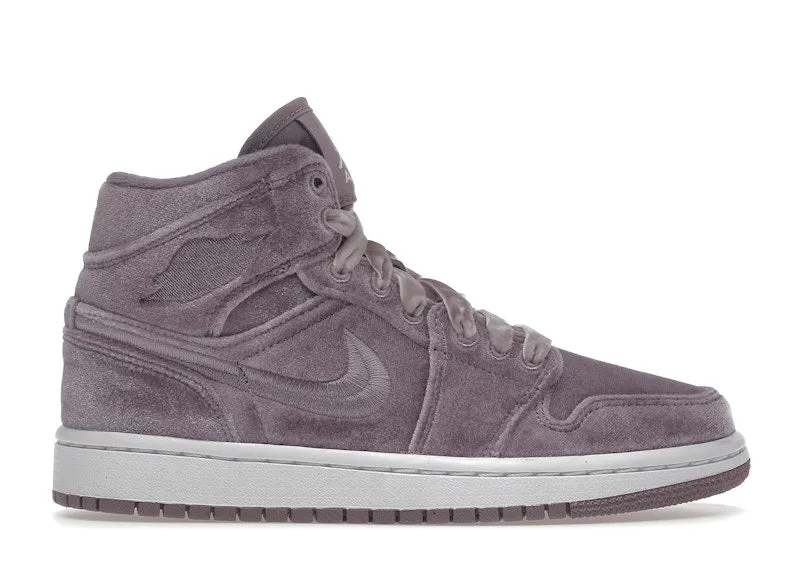 Air Jordan 1 Mid Se Purple Velvet (Women'S)