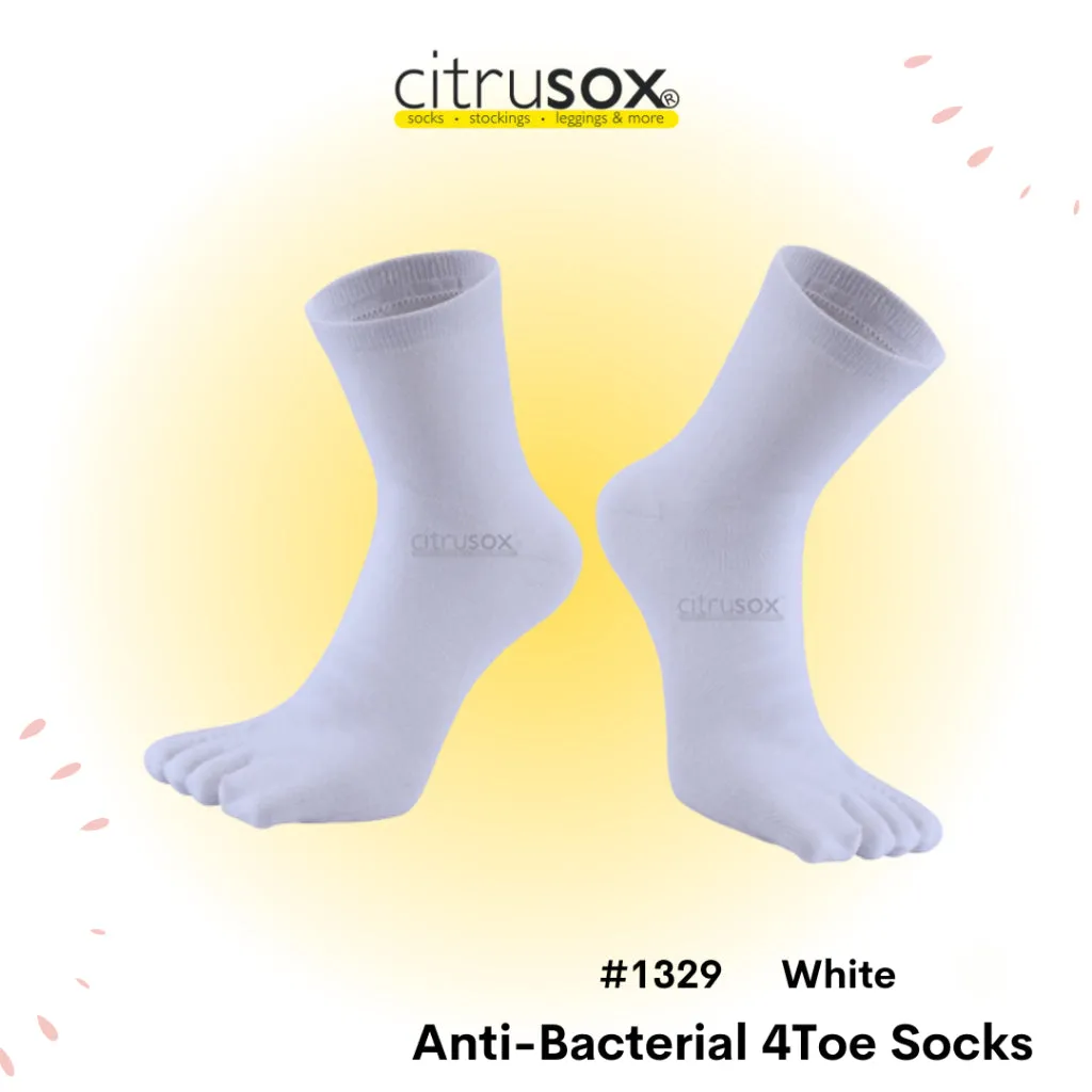 Anti-Bacterial Cotton 4Toe Socks