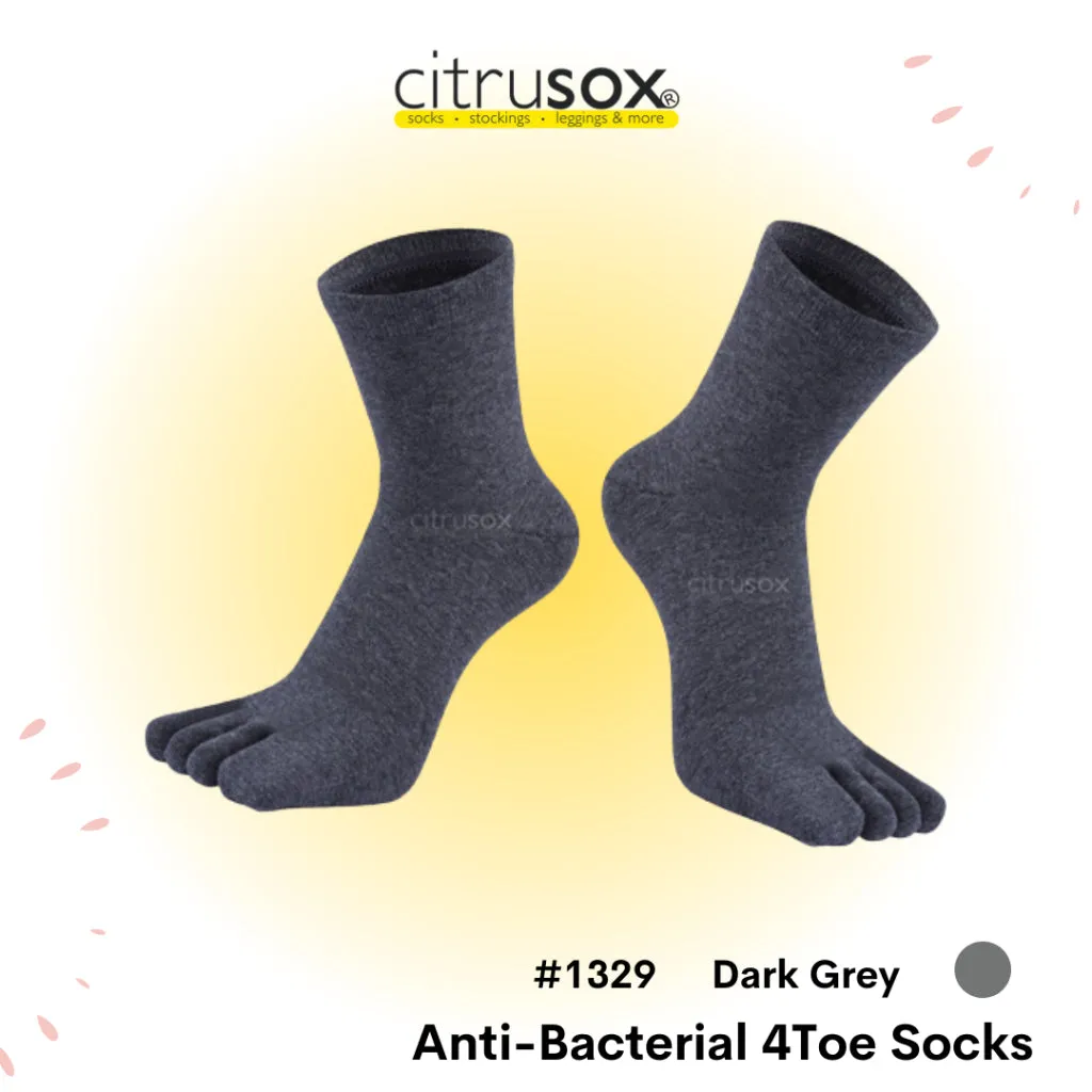 Anti-Bacterial Cotton 4Toe Socks