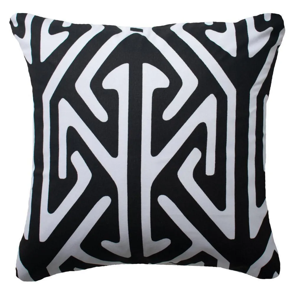 Arrow Head Screen Black Lounge Cushion 55 x 55cm