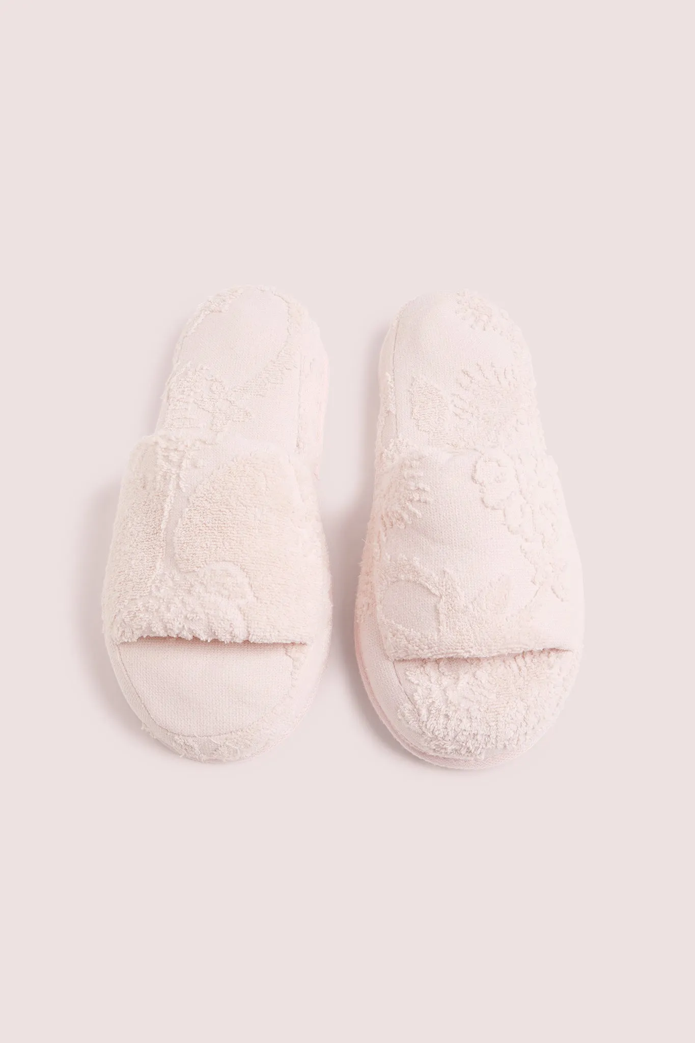 Bondi Towelling Slippers - Blush