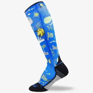 Boston Doodle 2.0 Compression Socks (Knee-High)