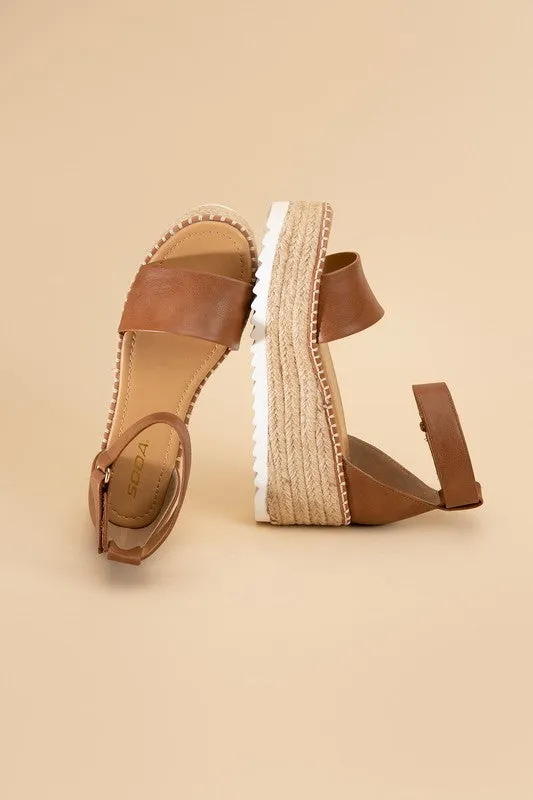 Brown Platform Sandals