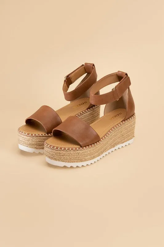 Brown Platform Sandals