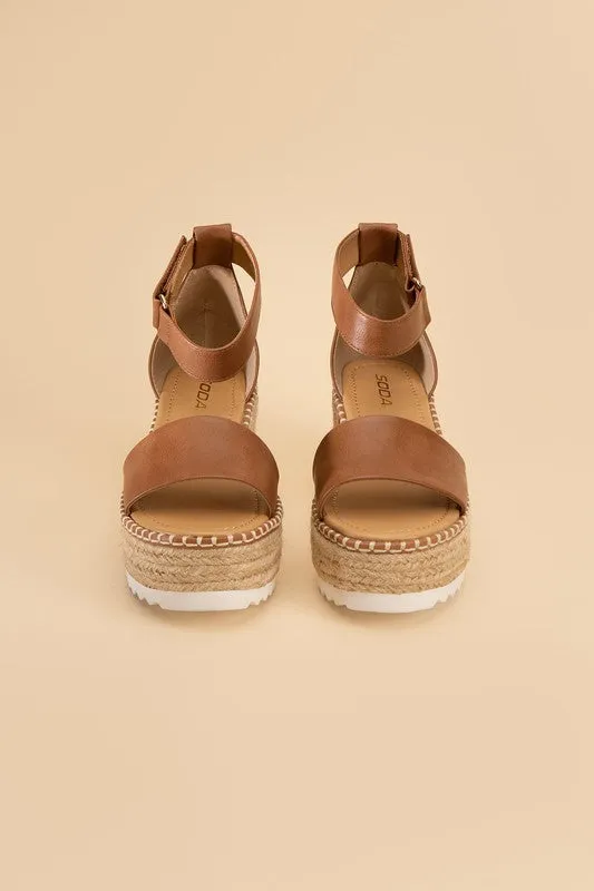 Brown Platform Sandals