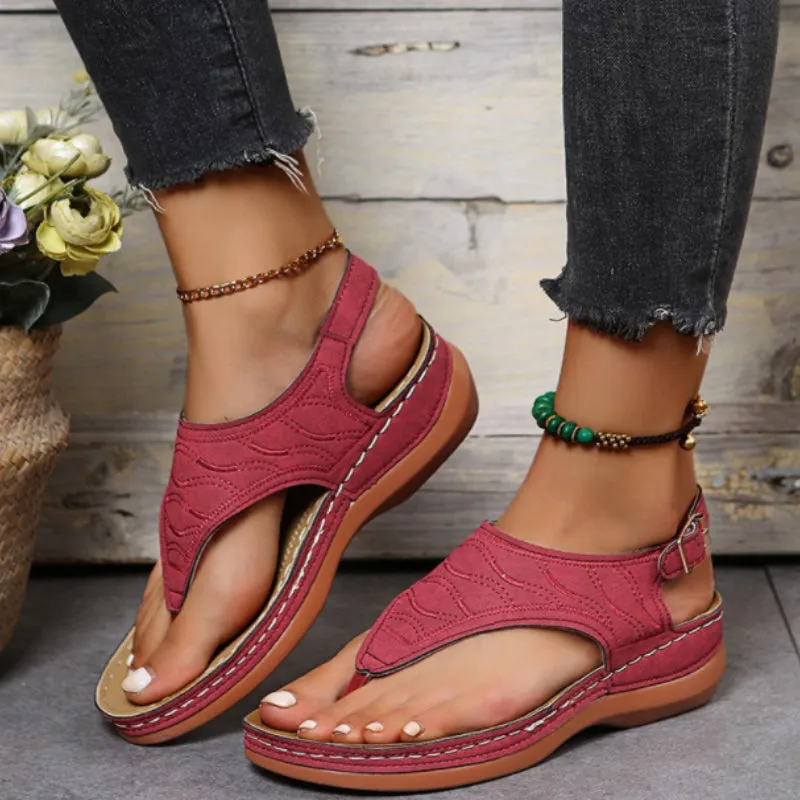 Casual Comfort Wedge Sandals