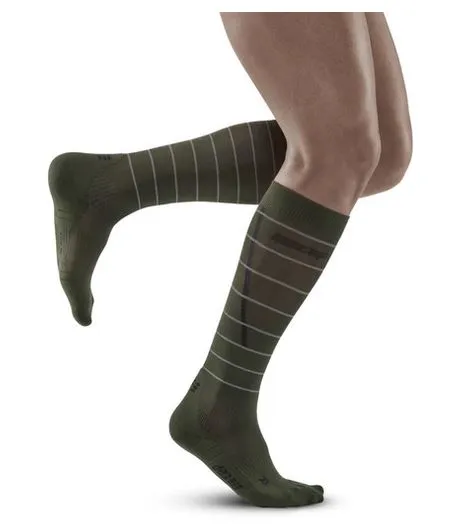 CEP Reflective Tall Compression Socks Men