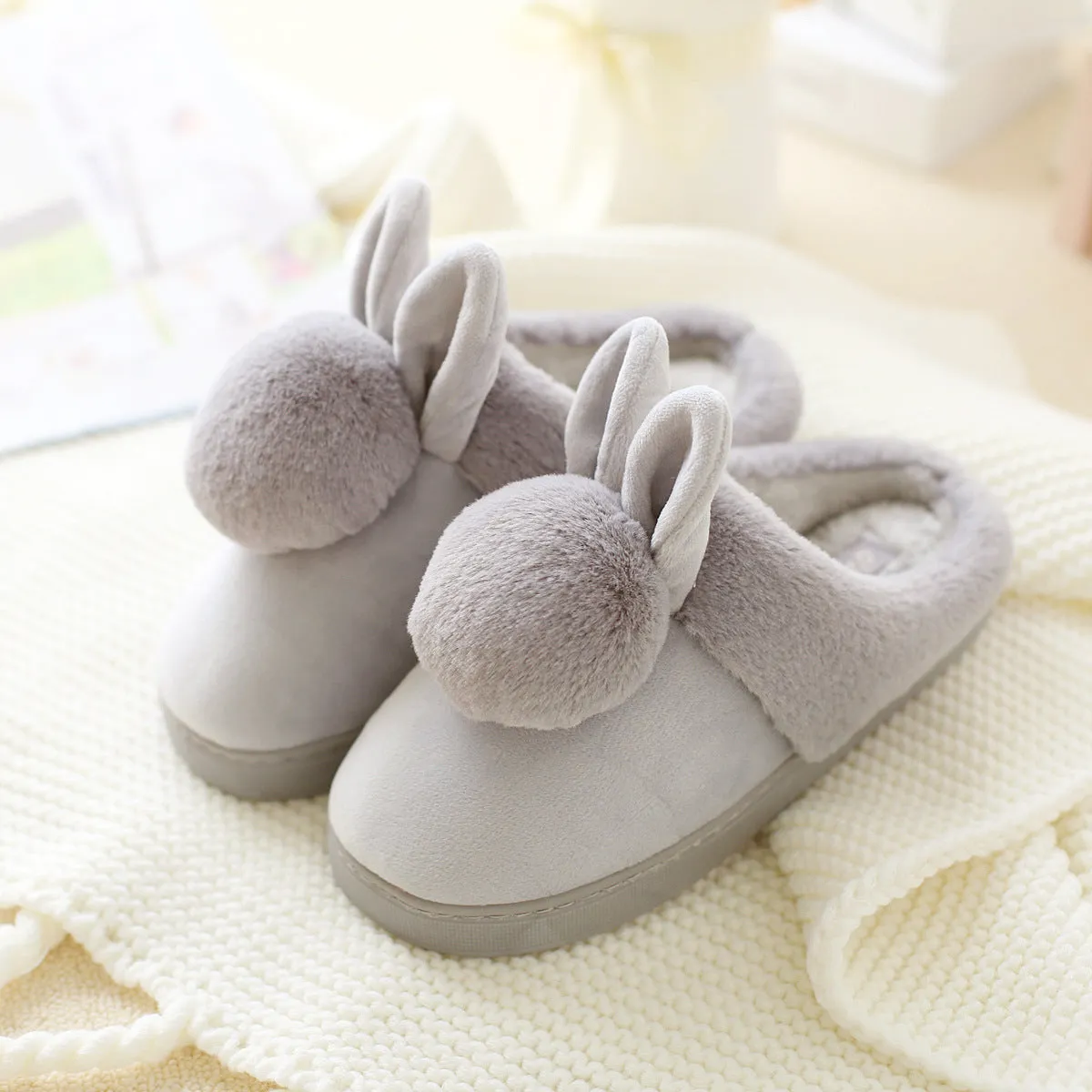 Children'S Cotton Slippers Autumn And Winter Indoor Ball To Keep Warm Girls Cotton Slippers