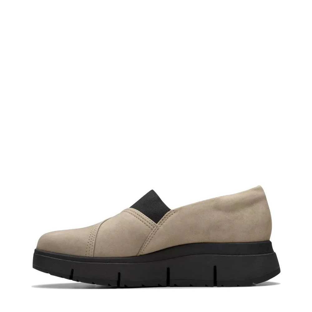 Clarks Women's Loriini West Slip On in Stone