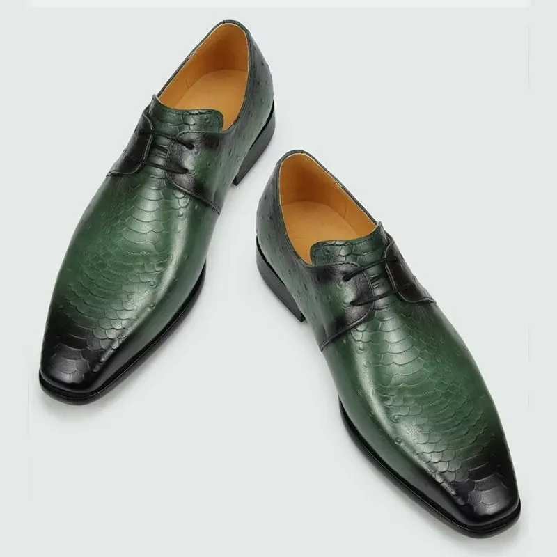 Classy Bespoke Brogue Leather Wedding Shoes