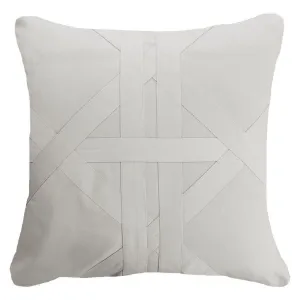 Cross Patch Natural Lounge Cushion 55x55cm