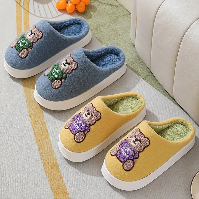 Cute Teddy bear Slippers | Warm Indoor Slippers