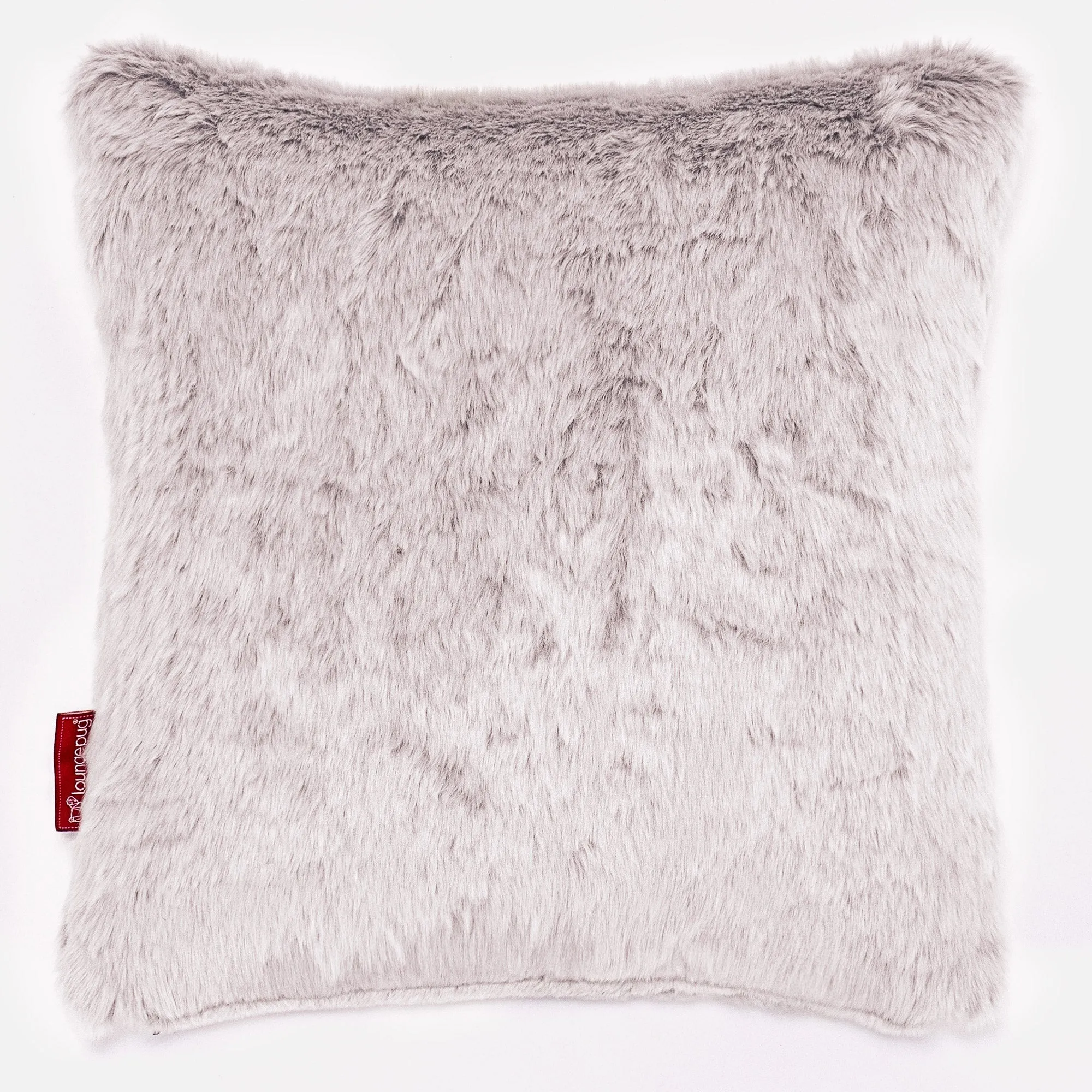 Decorative Cushion Cover 47 x 47cm - Fluffy Faux Fur Rabbit Dusty Pink