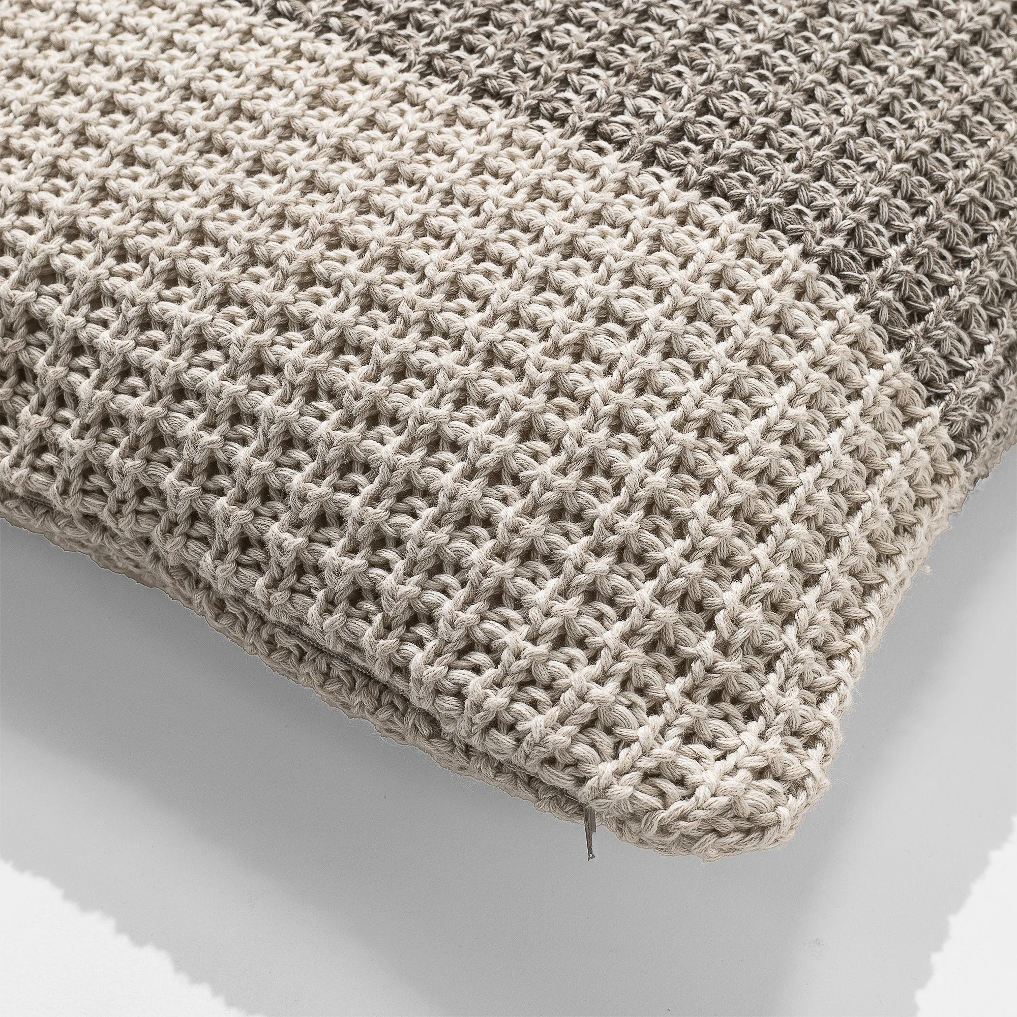 Decorative Cushion Cover 47 x 47cm - Knitted Chester Cream