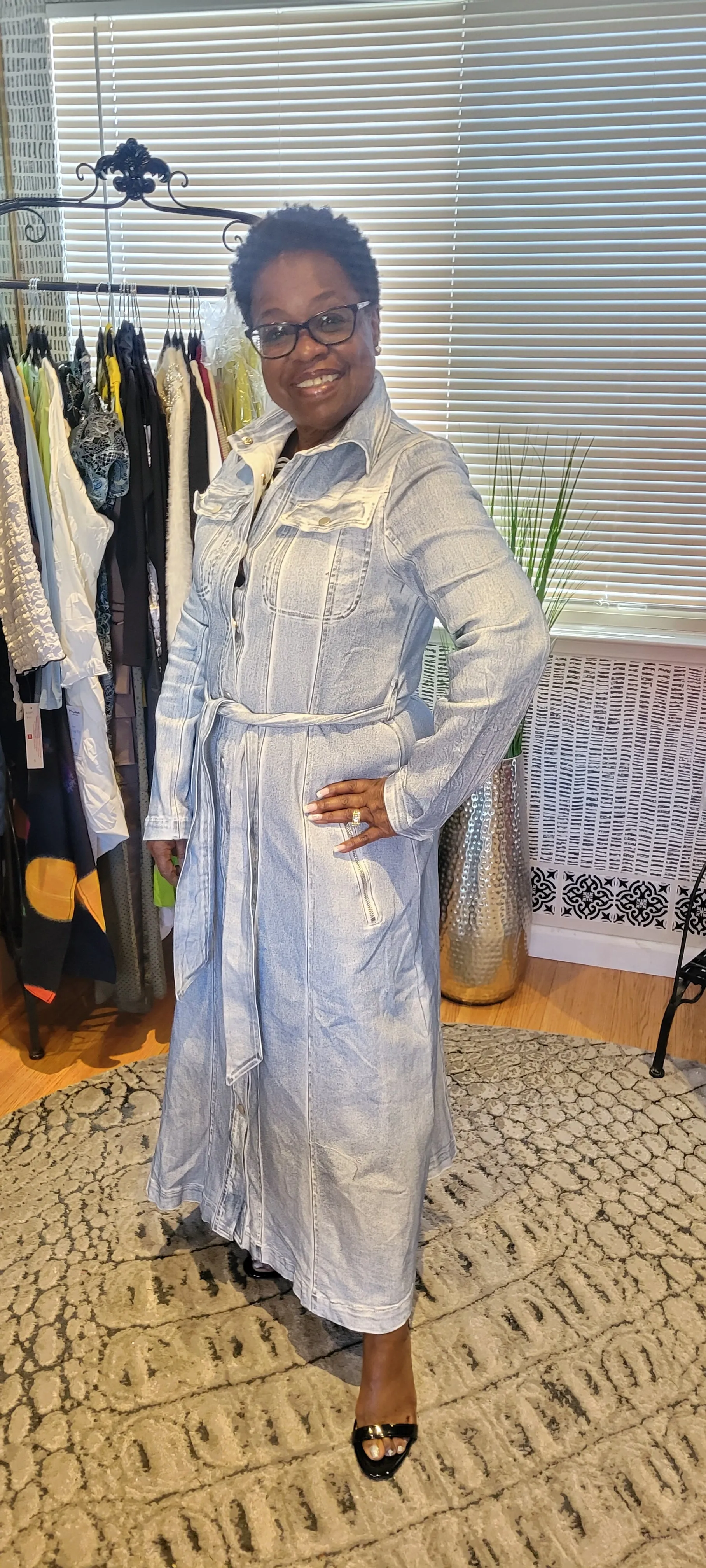 Denim Duster Coat/Dress