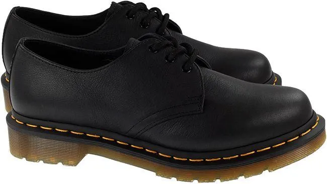 Dr Martens Shoes Womens 1461 Black Yellow Virginia