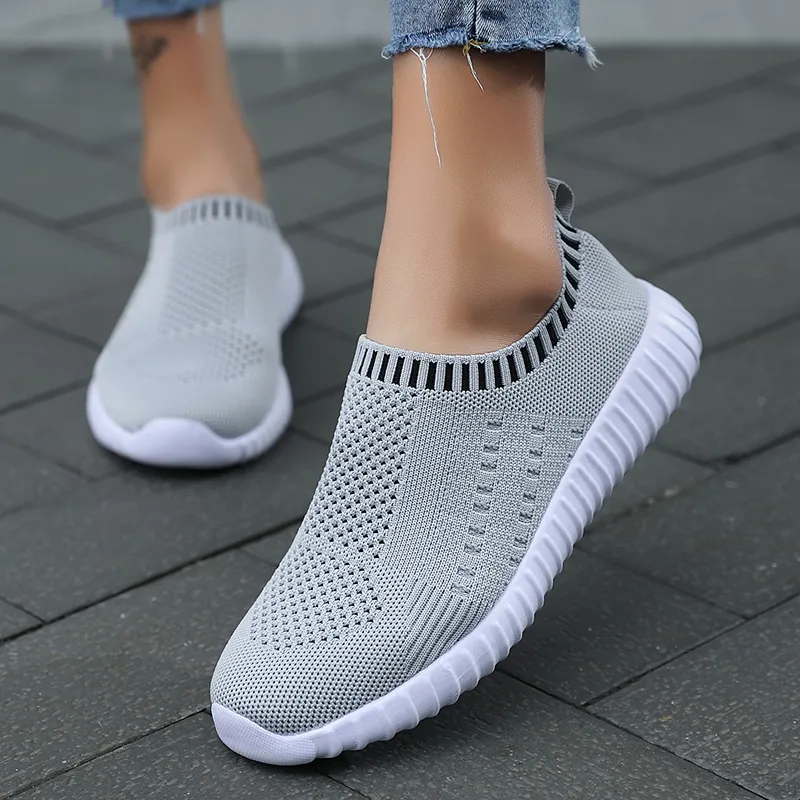 Embrace Active Comfort with Owlkay Mesh Women Casual Slip-On Shoes