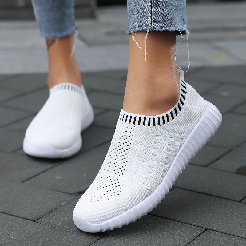 Embrace Active Comfort with Owlkay Mesh Women Casual Slip-On Shoes