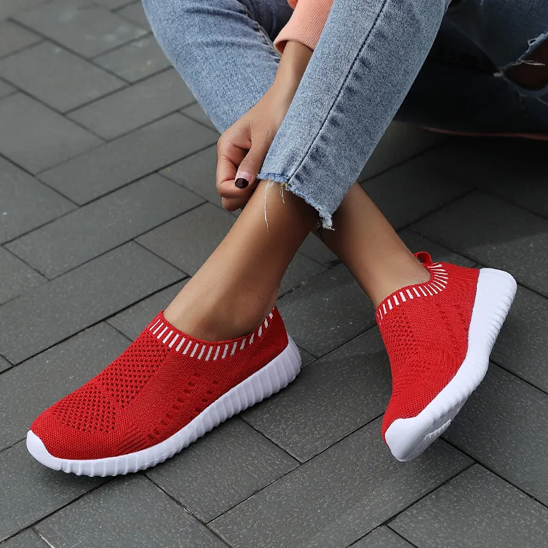 Embrace Active Comfort with Owlkay Mesh Women Casual Slip-On Shoes