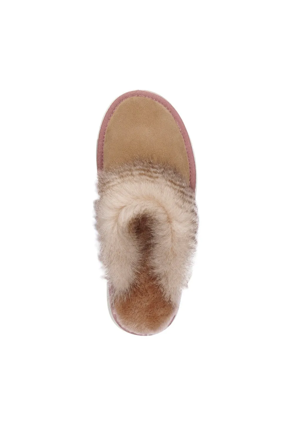 Emu Australia Jolie Sharky Crimp Slippers in Camel