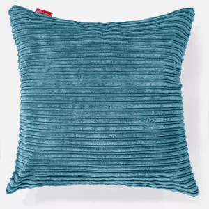 Extra Large Scatter Cushion Cover 70 x 70cm - Cord Aegean Blue