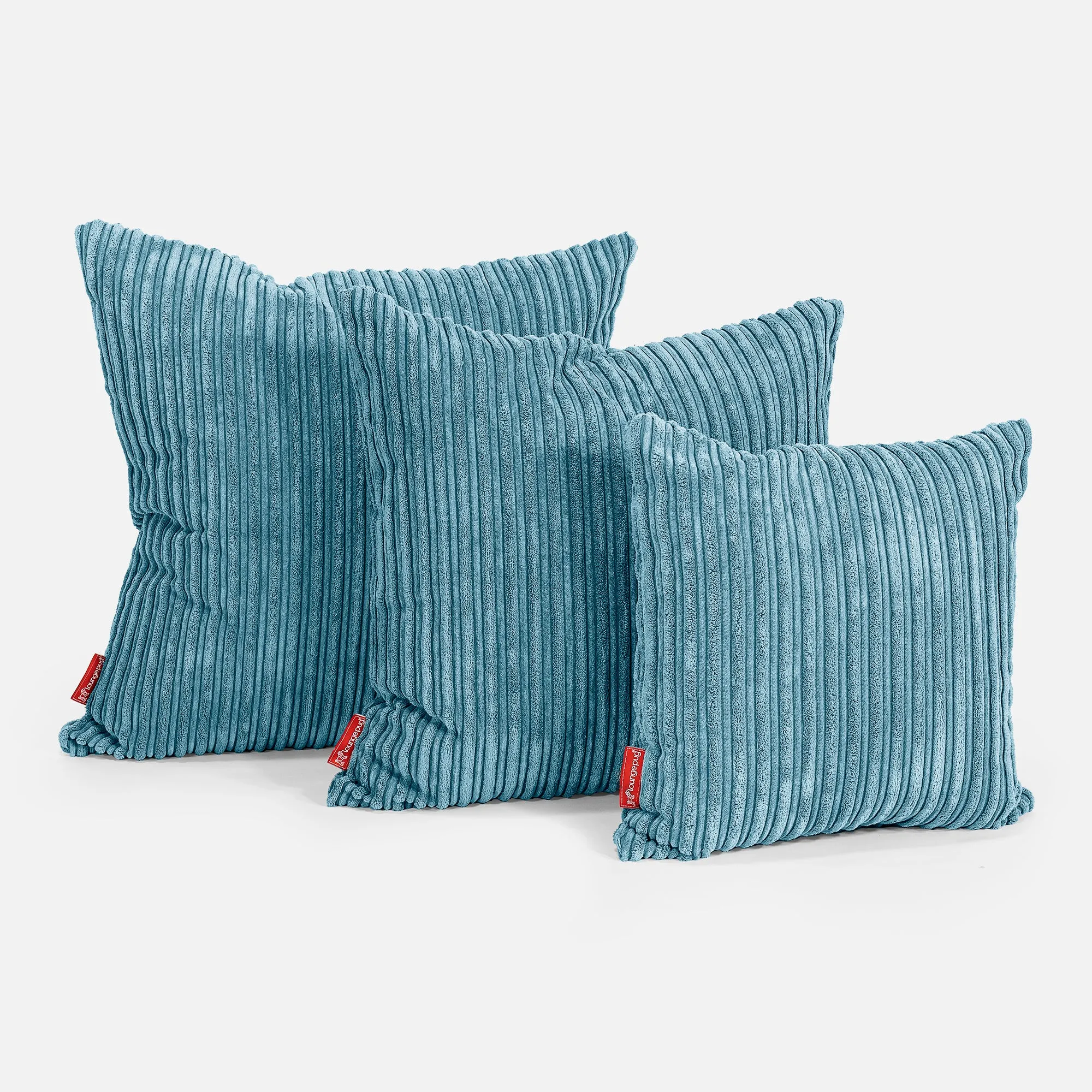 Extra Large Scatter Cushion Cover 70 x 70cm - Cord Aegean Blue