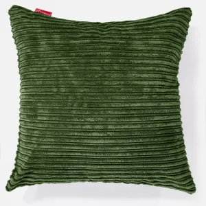 Extra Large Scatter Cushion Cover 70 x 70cm - Cord Forest Green