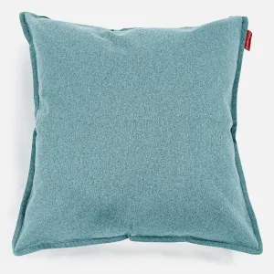 Extra Large Throw Pillow Cover 70 x 70cm - Interalli Wool Aqua