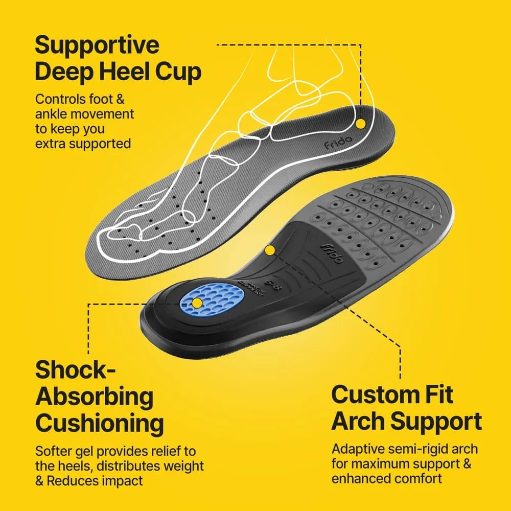 Frido Arch Support Insoles Rigid   Semi Rigid Combo