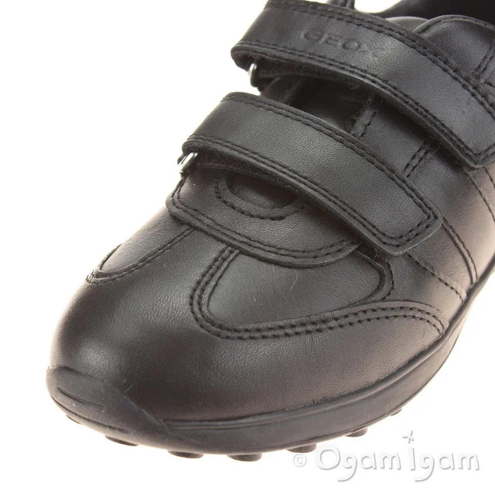 Geox Xitizen Boys - Girls Black School Shoe