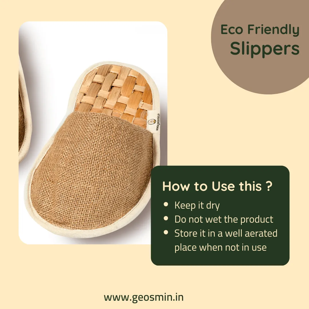 Indoor slippers- banana waffle  | closed toe slidders