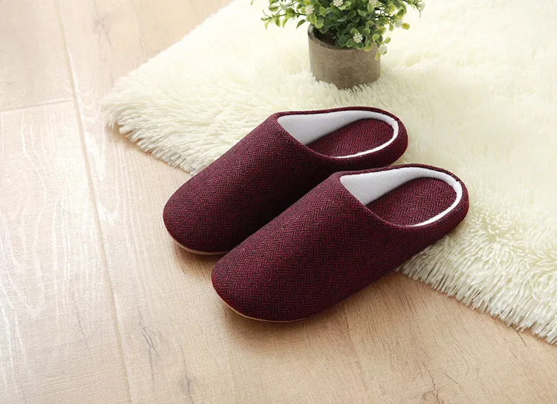 Indoor Slippers - Bedroom Slippers - Women's Slippers - Women's Shoes - Comfy Fluffy Slippers - Soft Flops - Cotton Linen