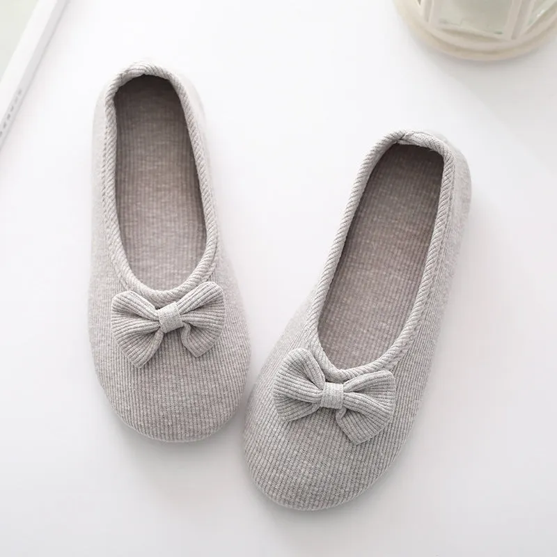 Maternity Indoor Floor Household Shoes Cotton Slipper Female