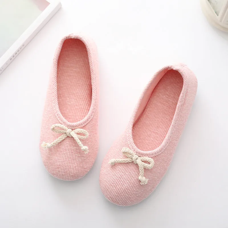 Maternity Indoor Floor Household Shoes Cotton Slipper Female