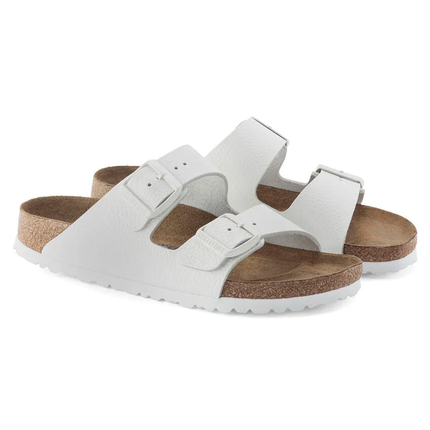 Men's Arizona Soft Footbed White Leather