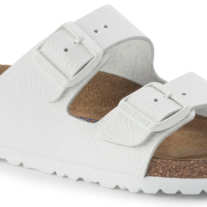 Men's Arizona Soft Footbed White Leather