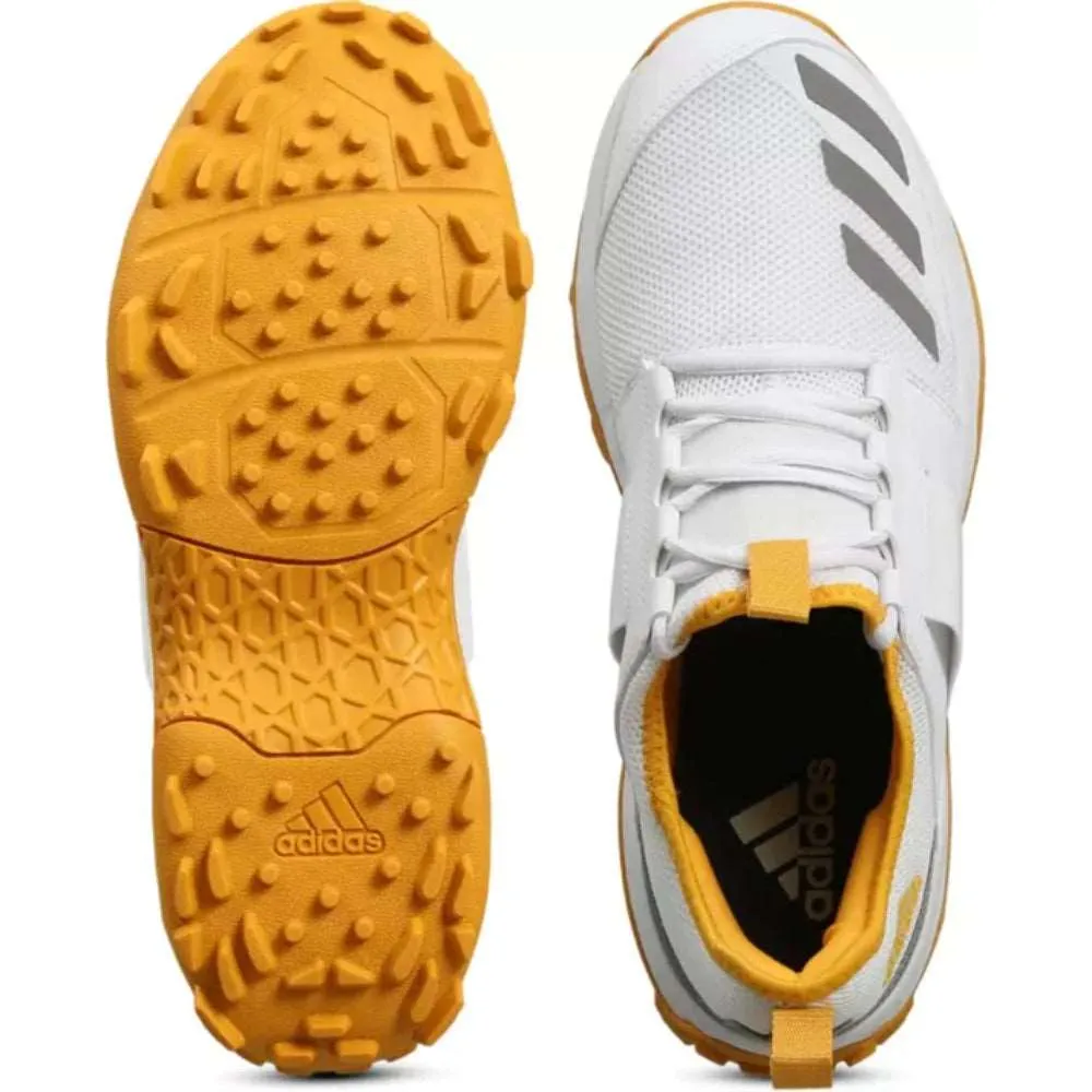 Men's Cricup 23 Cricket Shoe (Cloud White/Dove Grey/Active Gold)