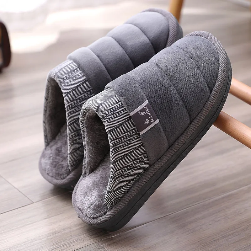 Men's Plush Indoor Slippers