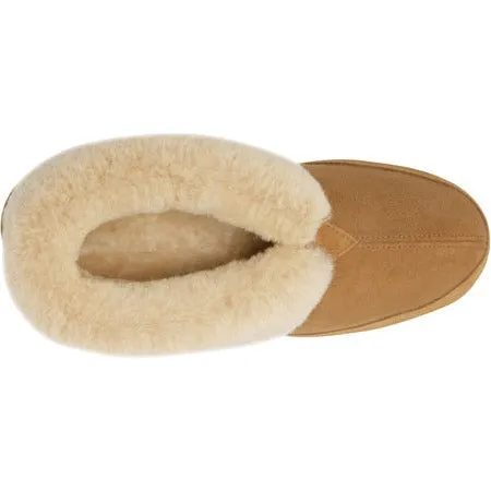 Men's Sheepskin Bootie Slipper with Indoor/Outdoor Sole