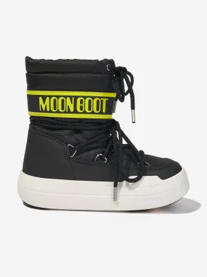 Moon Boot Kids JR Park Boots in Black