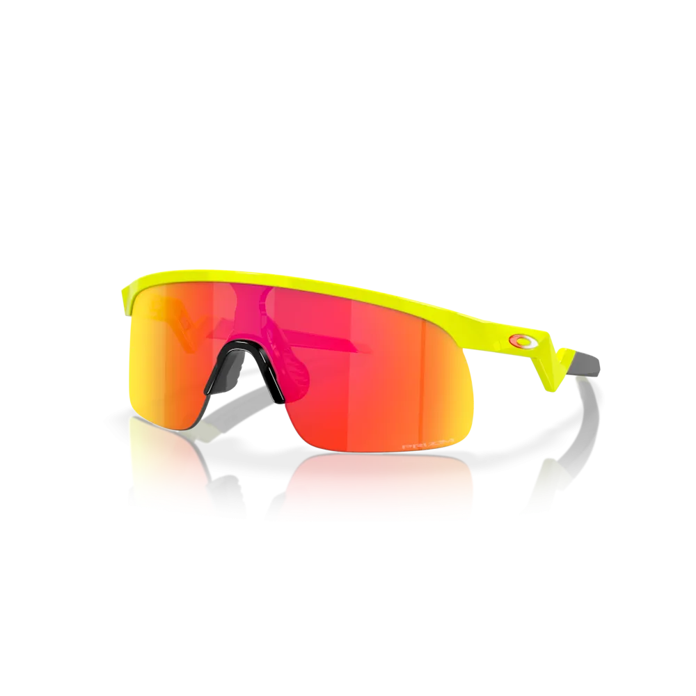 Oakley Resistor Prizm Ruby Lenses Tennis Ball Yellow Frame - (Youth Fit)