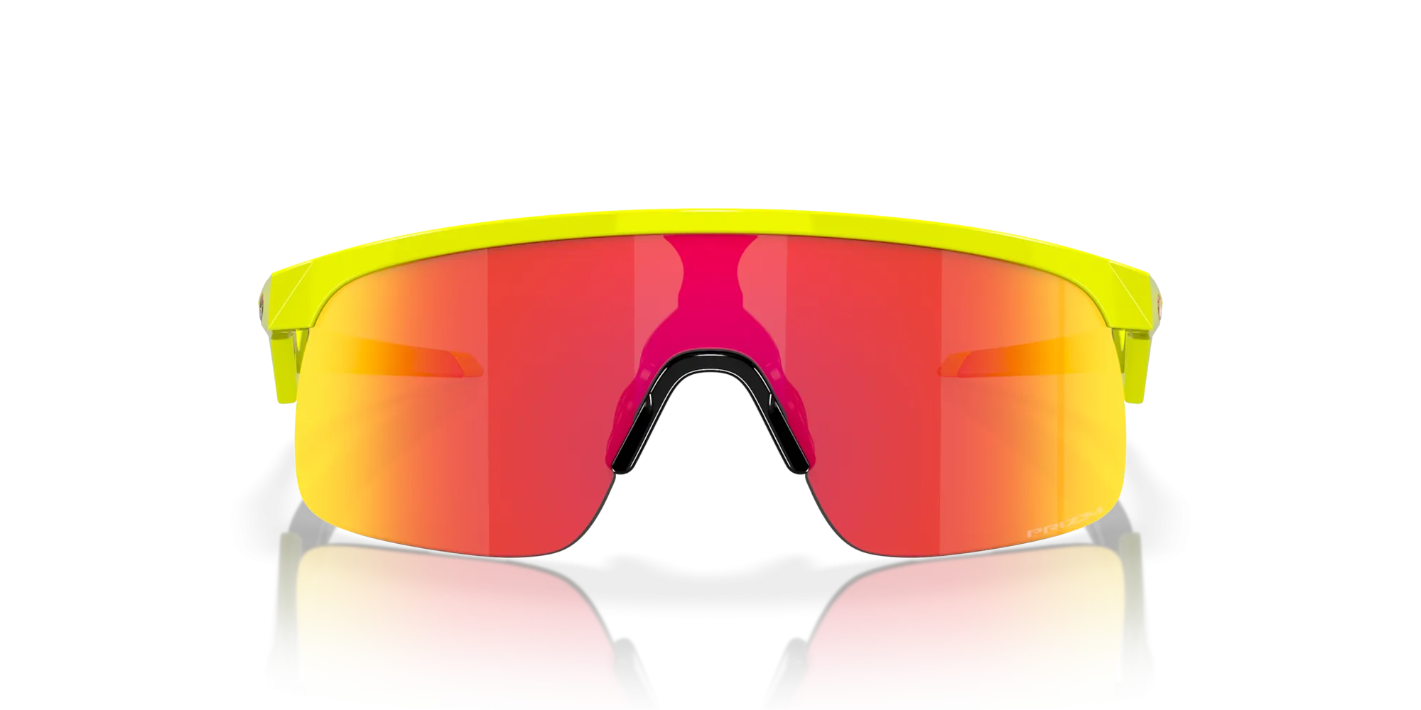 Oakley Resistor Prizm Ruby Lenses Tennis Ball Yellow Frame - (Youth Fit)