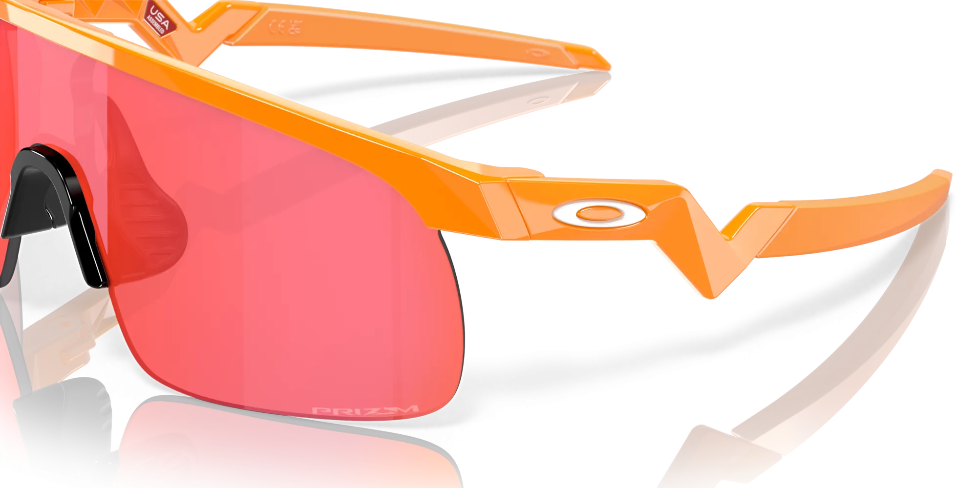 Oakley Resistor Prizm Trail Torch Lenses Atomic Orange Frame - (Youth Fit)