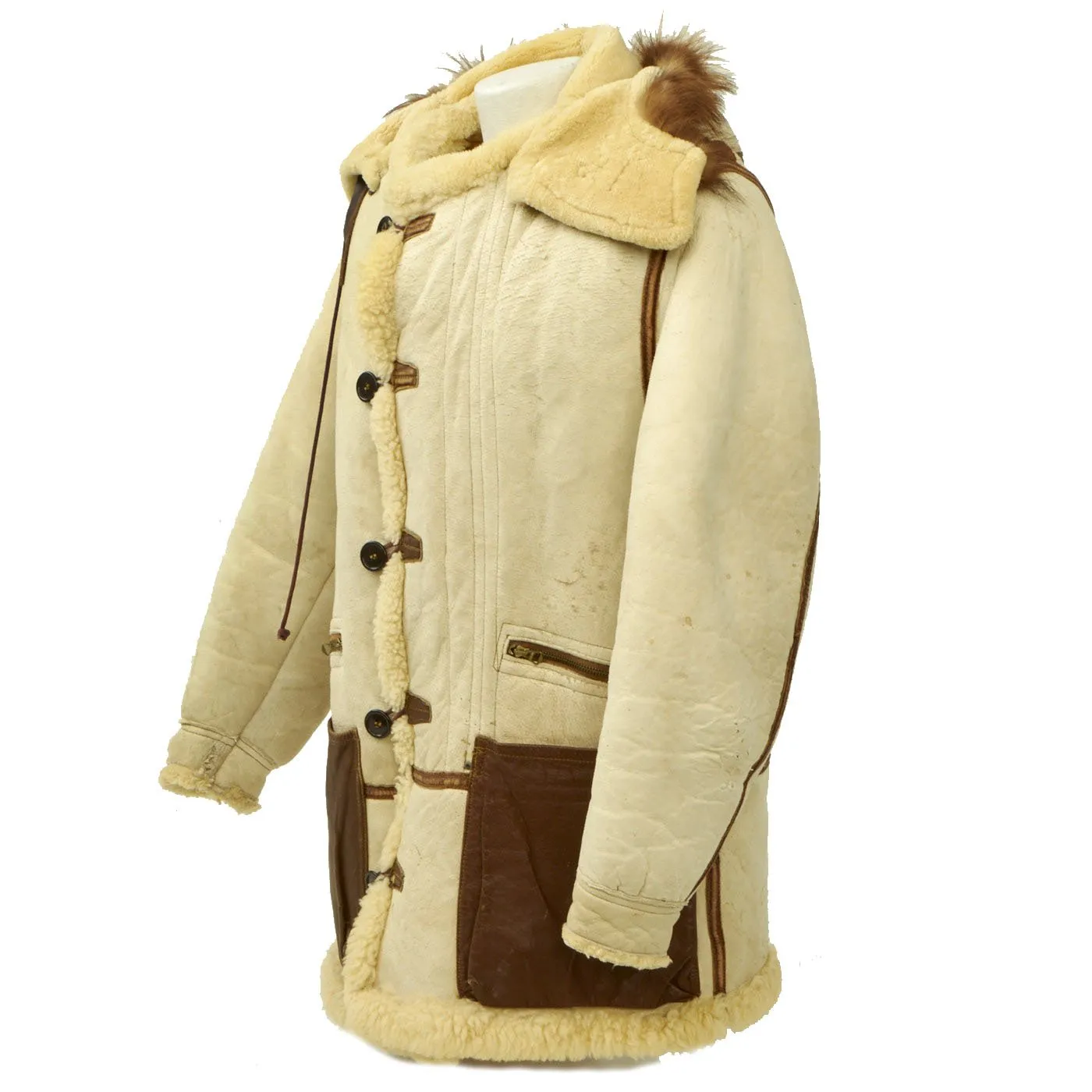 Original U.S. WWII Army Air Force Type B-7 Shearling Jacket with A-6 Pants and A-10 Boots - High Altitude Cold Weather