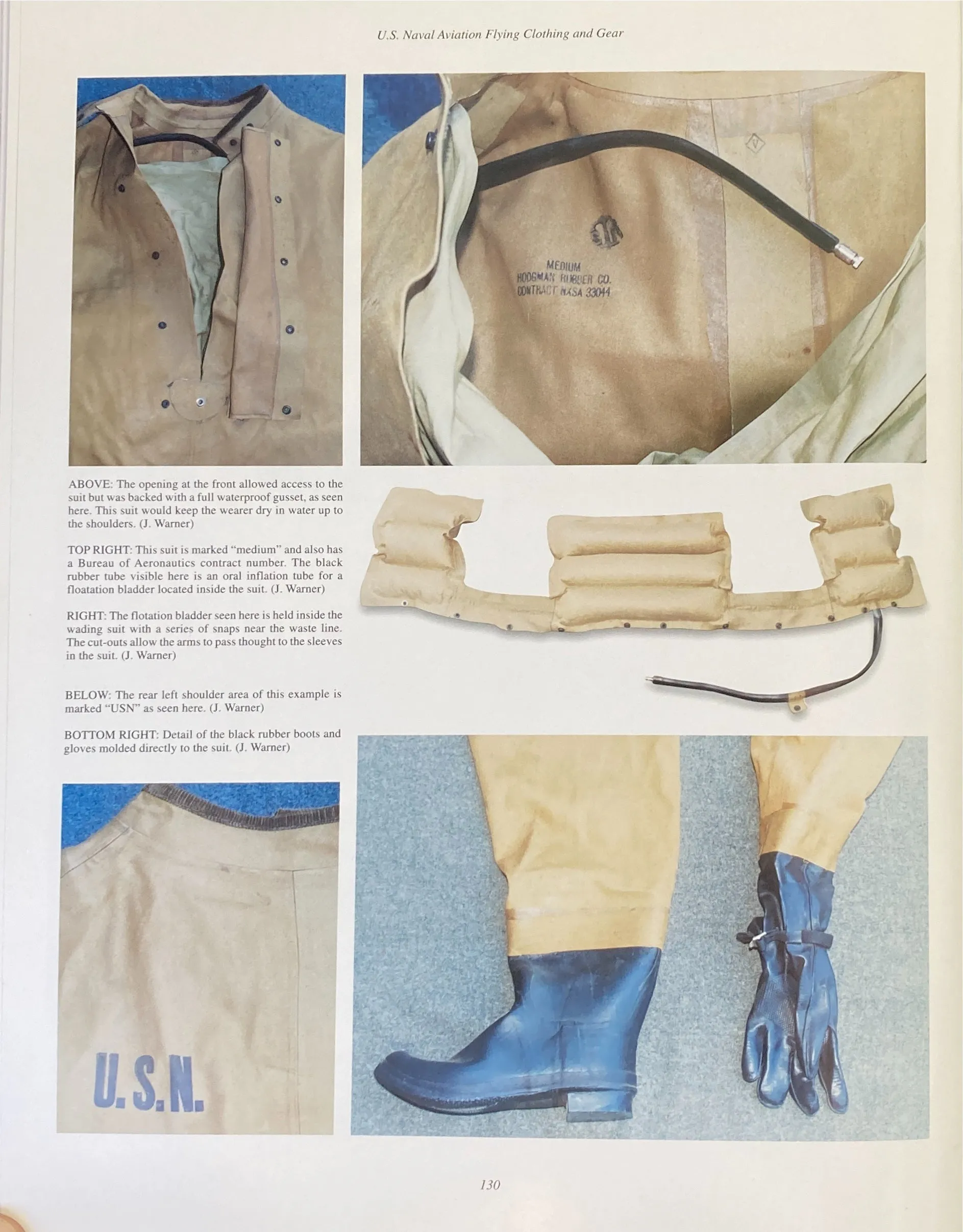 Original U.S. WWII Beaching Gear Wading Suit - As Published in Reference Book