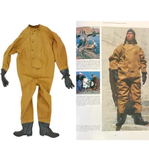 Original U.S. WWII Beaching Gear Wading Suit - As Published in Reference Book