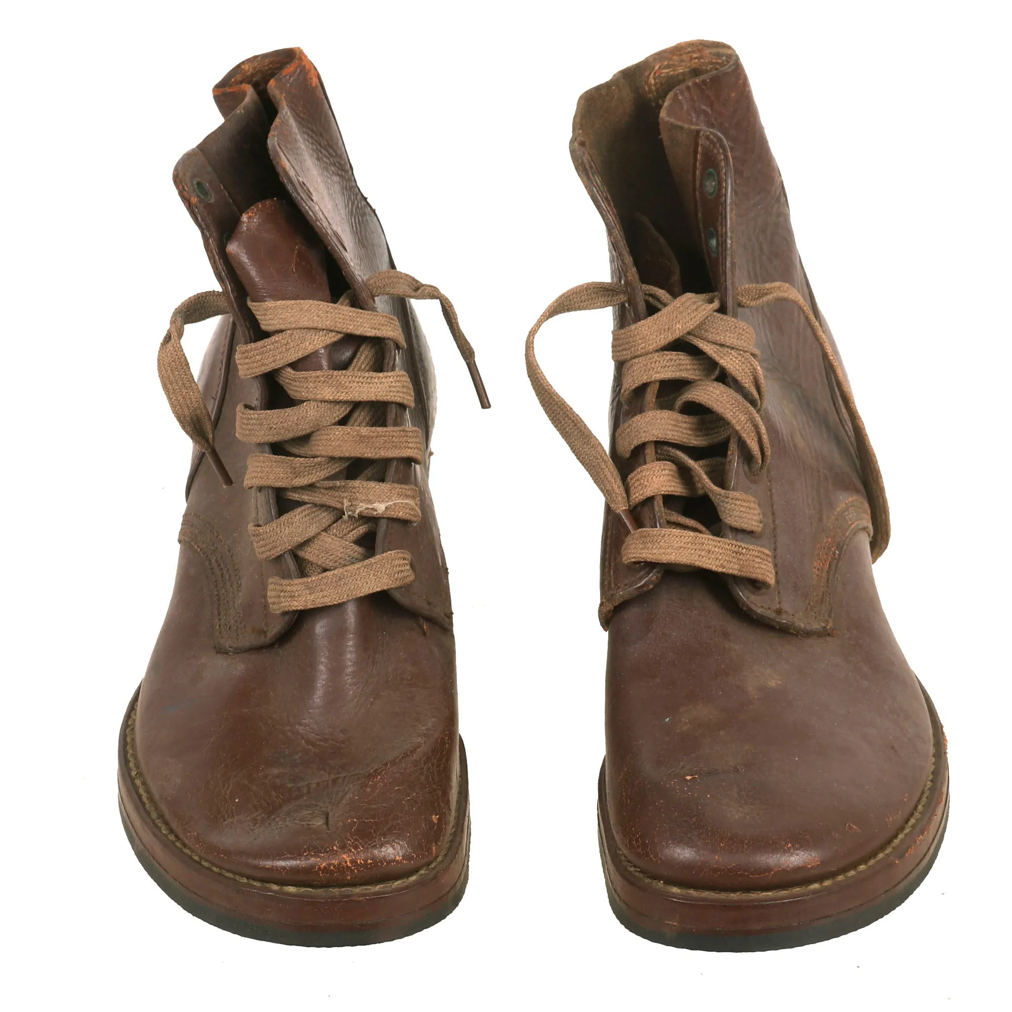 Original U.S. WWII Model 1939 American Service Shoe Low Boot - Size 8½C