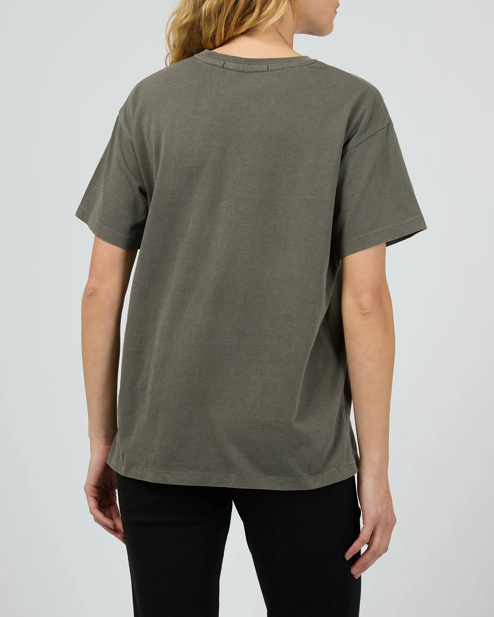 Palm Chill Tee Charcoal