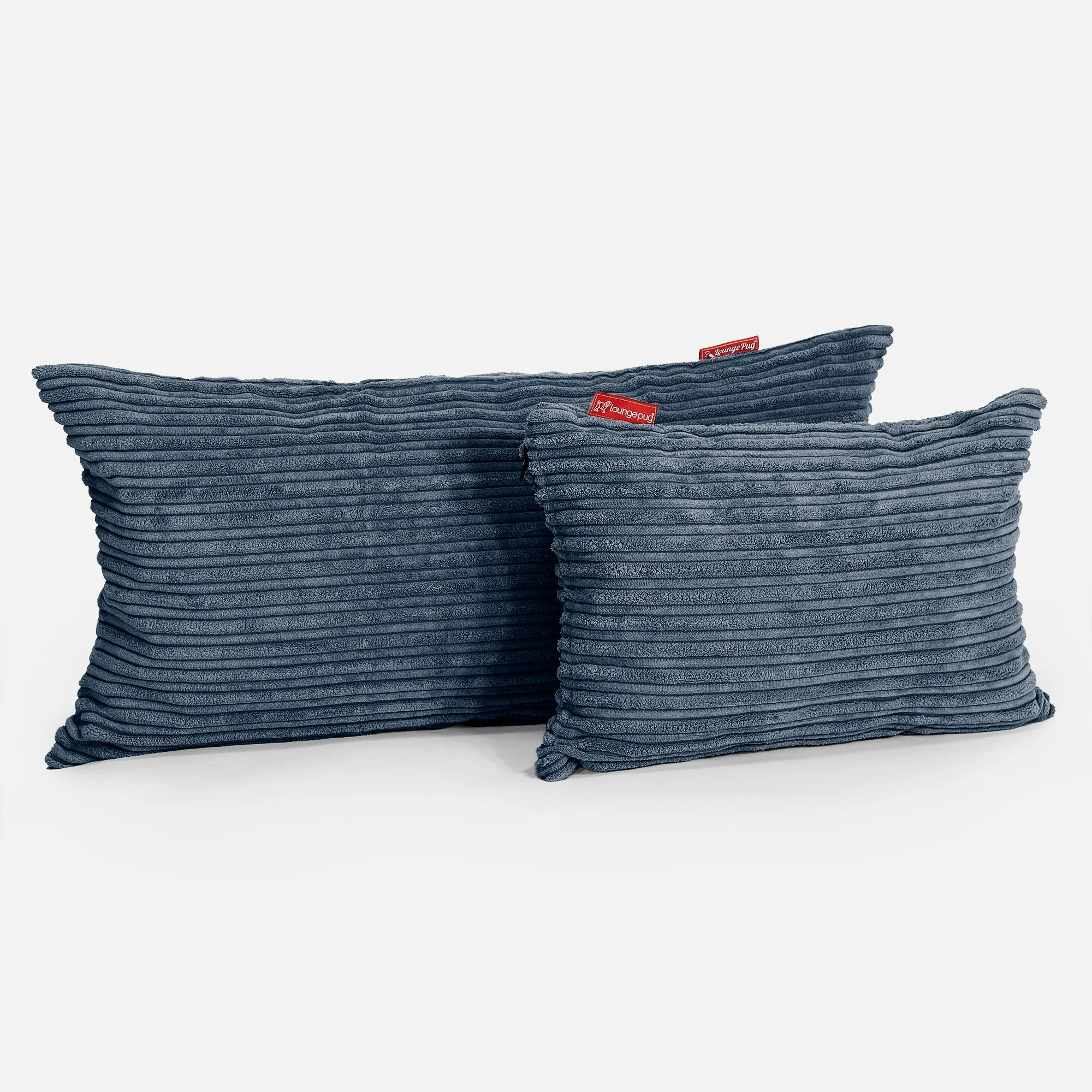 Rectangular Scatter Cushion Cover 35 x 50cm - Cord Navy Blue